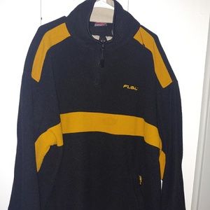 Vintage Fubu fleece half zip jacket size XL